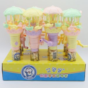 創(chuàng)意玩具零食旋轉(zhuǎn)木馬貼牌OEM/ODM