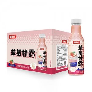 愛(ài)慕巴草莓甘露草莓味風(fēng)味飲料500mlX15瓶OEM代加工