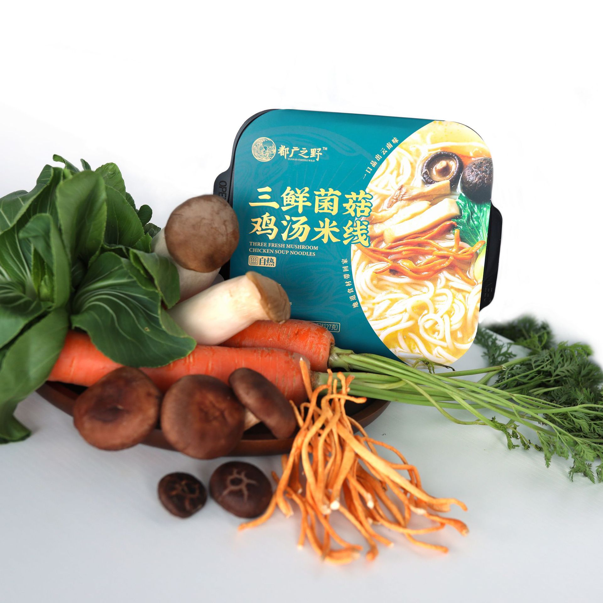 多菌類品FD凍干技術三鮮菌菇雞湯米粉貼牌oem代加工,一站式代工服務
