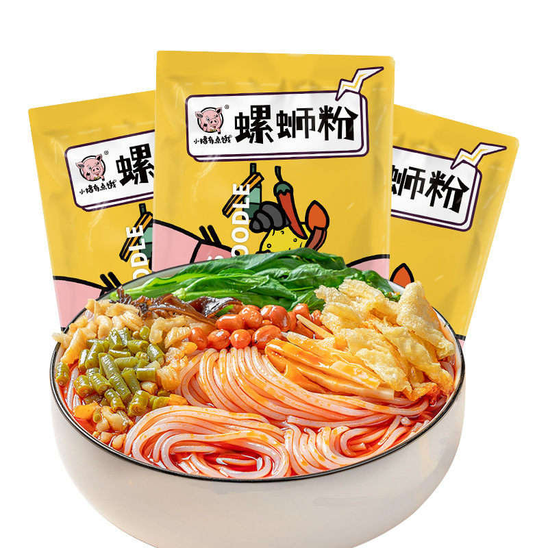 小豬有點(diǎn)餓水煮螺螄粉貼牌oem,該如何選擇呢