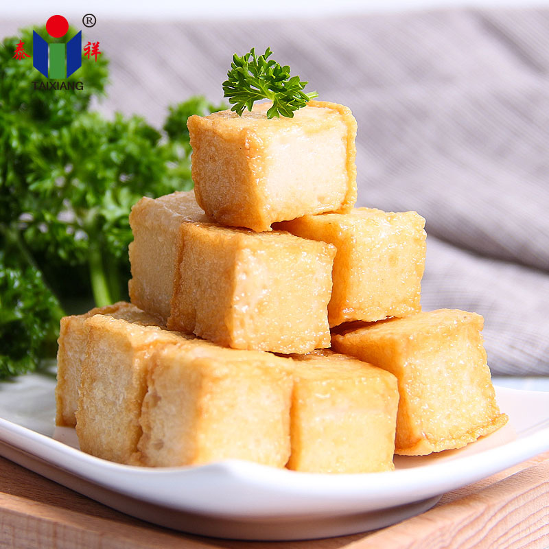 擁有泰祥散裝速凍魚豆腐代加工多條先進生產(chǎn)線,可來廠參觀