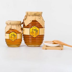 萬花集結(jié)晶土蜂蜜玻璃瓶裝450g、1000gOEM代加工