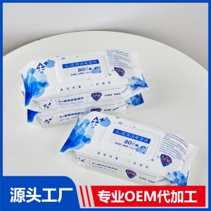 A+醫(yī)用消毒濕巾80片醫(yī)用級OEM/ODM定制代加工