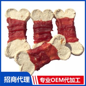 寵物鴨肉繞骨形鱈魚(yú)OEM/ODM定制代加工