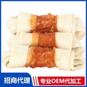 寵物雞肉繞牛皮結(jié)骨OEM代加工