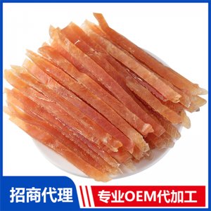 寵物軟雞肉細(xì)絲貼牌定制代加工