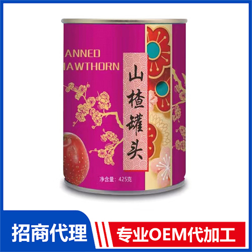 升升園：山楂罐頭各類(lèi)果蔬罐頭貼牌代加工,可提供原材料