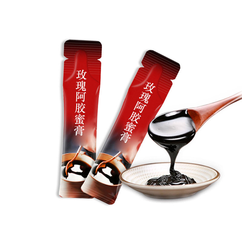 袋裝阿膠玫瑰百合膏代加工廠家,加工袋裝阿膠玫瑰百合膏-至誠服務!