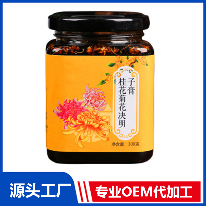 直銷 百合枳椇子葛根膏滋O(píng)EM桂花菊花決明子植物膏滋貼牌代加工