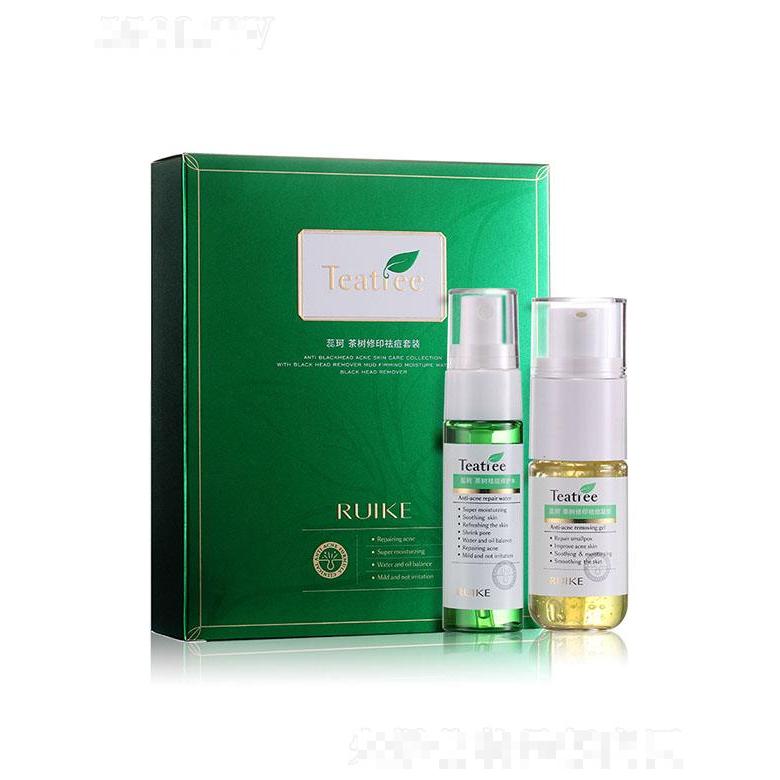 蕊珂茶樹修印戰(zhàn)痘套裝 深層控油保濕細致毛孔