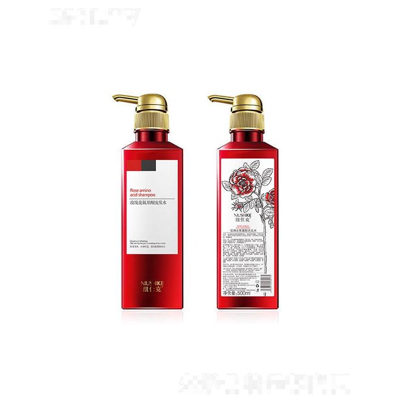 美億  紐仕克玫瑰花氨基酸洗發(fā)水   蓬松去屑