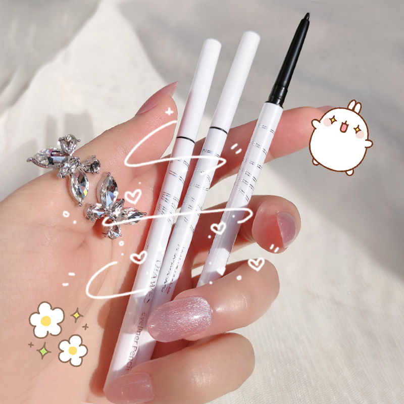 QIAWES眼線(xiàn)膠筆防水不暈染眼線(xiàn)膏正品極細(xì)臥蠶筆眼妝棕色眼線(xiàn)膠筆OEM代加工