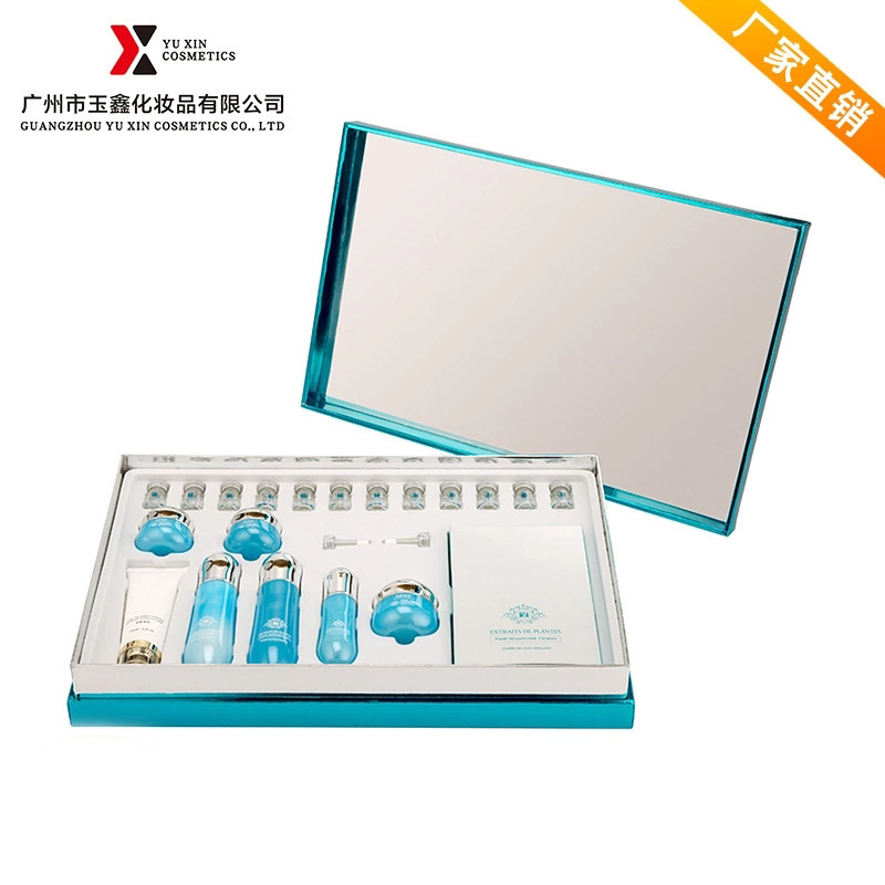 批發(fā)復活草補水保濕秋季干燥皮膚面部護理8件護膚品套裝化妝品OEM代加工