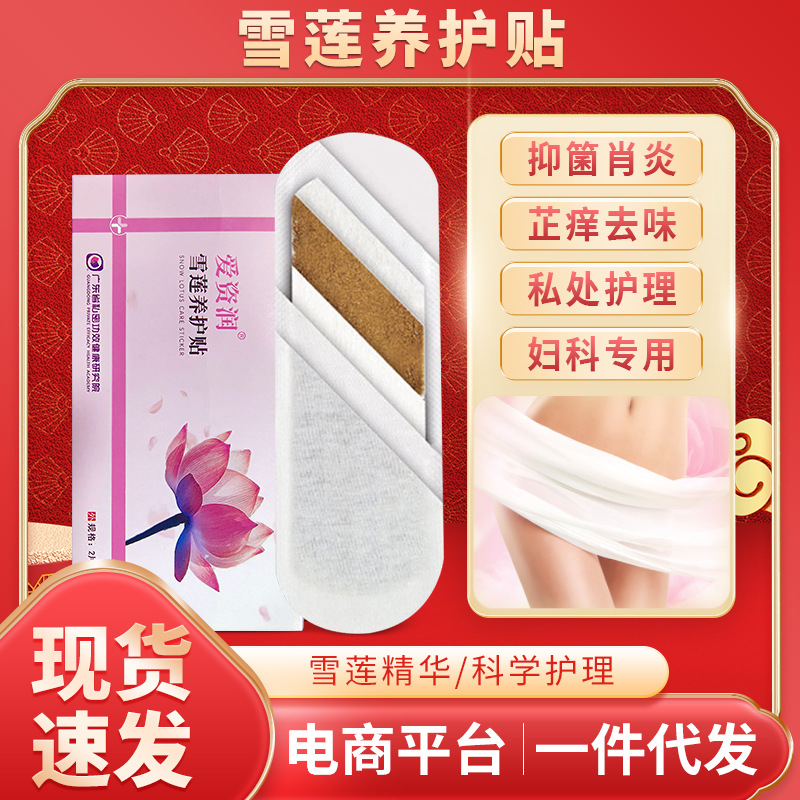 雪蓮貼護墊套盒現貨批發(fā)私處護理私密產品OEM代加工