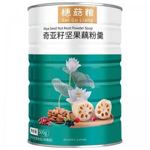穗菇糧奇亞籽堅(jiān)果藕粉羹代餐沖飲源頭工廠藕粉堅(jiān)果羹一件批發(fā)代發(fā)