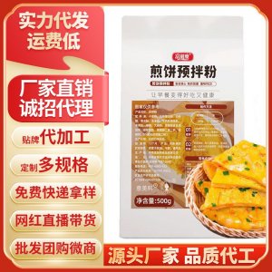 煎餅粉500克蔬菜雜糧面粉烙餅煎餅果子專用粉商用家用預拌粉