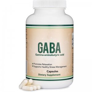跨境裝茶氨酸膠囊天然平靜放松GABA γ-氨基丁酸 calm capsules