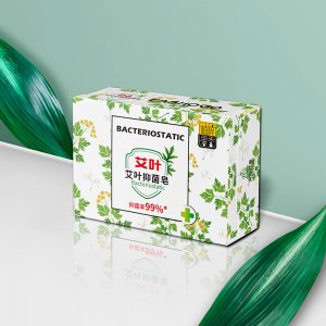 廠家批發(fā)艾葉皂滋潤清潔植物手工皂洗澡精油皂