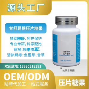 甘舒葛根壓片糖果OEMODM貼牌代加工工廠直營批發(fā)代發(fā)功能食品