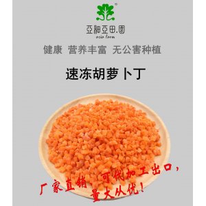 速凍胡蘿卜(紅蘿卜);冷凍蔬菜;出口批發(fā);生產(chǎn)工廠;價(jià)格面議