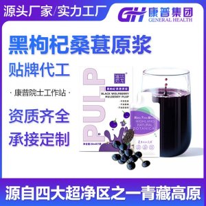 青海野生黑枸杞桑葚原漿 代加工復(fù)配飲品貼牌 異型袋瓶裝OEM ODM