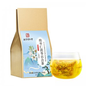 南京同仁堂酸棗仁茯苓百合茶袋泡茶150g OEM代加工