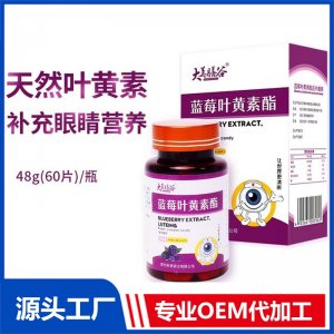 藍莓葉黃素酯壓片糖果 OEM/ODM貼牌代加工批發(fā)定制源頭廠家