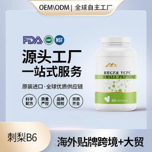 美國(guó)原裝維生素b6片刺梨復(fù)合胡蘿卜素膠囊生發(fā)護(hù)發(fā)保健食品代加工