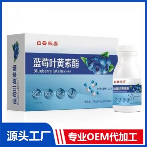 藍(lán)莓葉黃素酯壓片糖果 OEM/ODM貼牌代加工批發(fā)定制